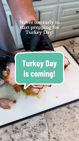 Thanksgiving will be here before we know it.  Skip the whole bird this year and smoke a turkey breast instead!   Your guests will be blown away how great turkey can be when smoked! #turkey #smokedturkey #thanksgivingprep #bbq #bbqtiktok 