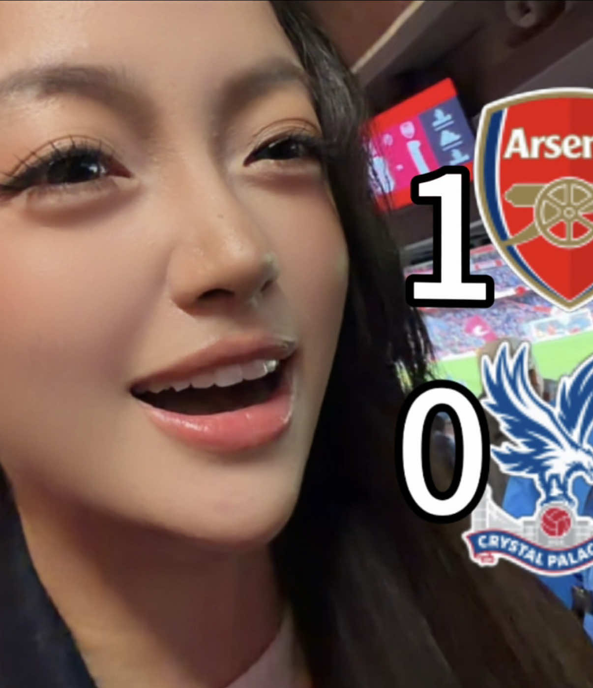 Set Piece AGAIN! Eze Goal !!Arsenal 1-0 Crystal Palace! Still Top of the League! #arsenal #coyg #Vlog #football #fyp 