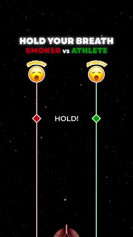 Smoker vs Athlete! And who will you be? #breath #challenge #breathhold 