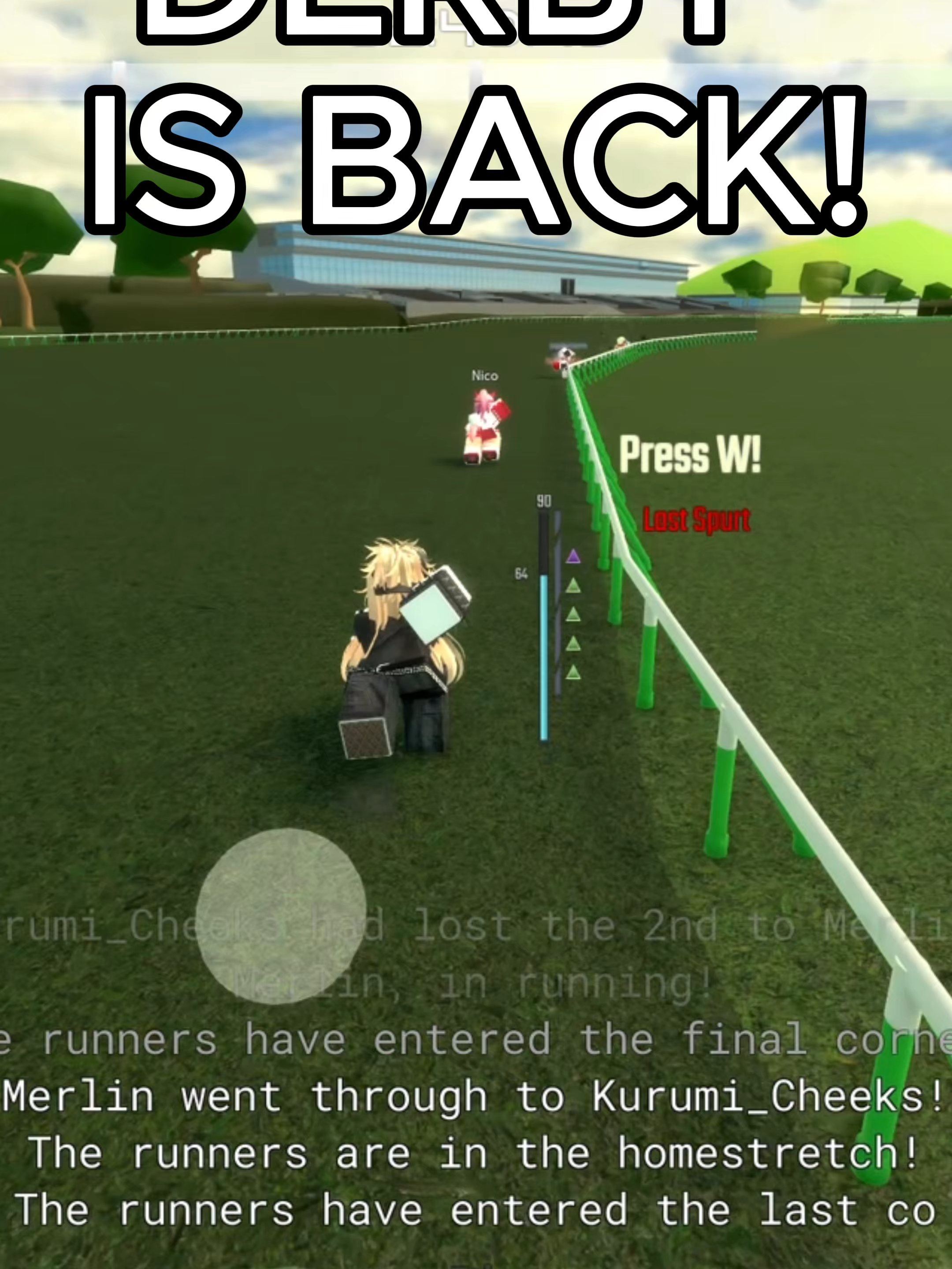 discord.gg/derby 3RD PLAYTEST IS OUT! #fyp #roblox #robloxfyp #uma #umamusume #umamusumeprettyderby