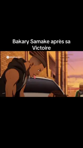 Anime By Sora : Bakary Samake après sa Victoire #humour #sora2 #animesora #meme #bakarysamake 