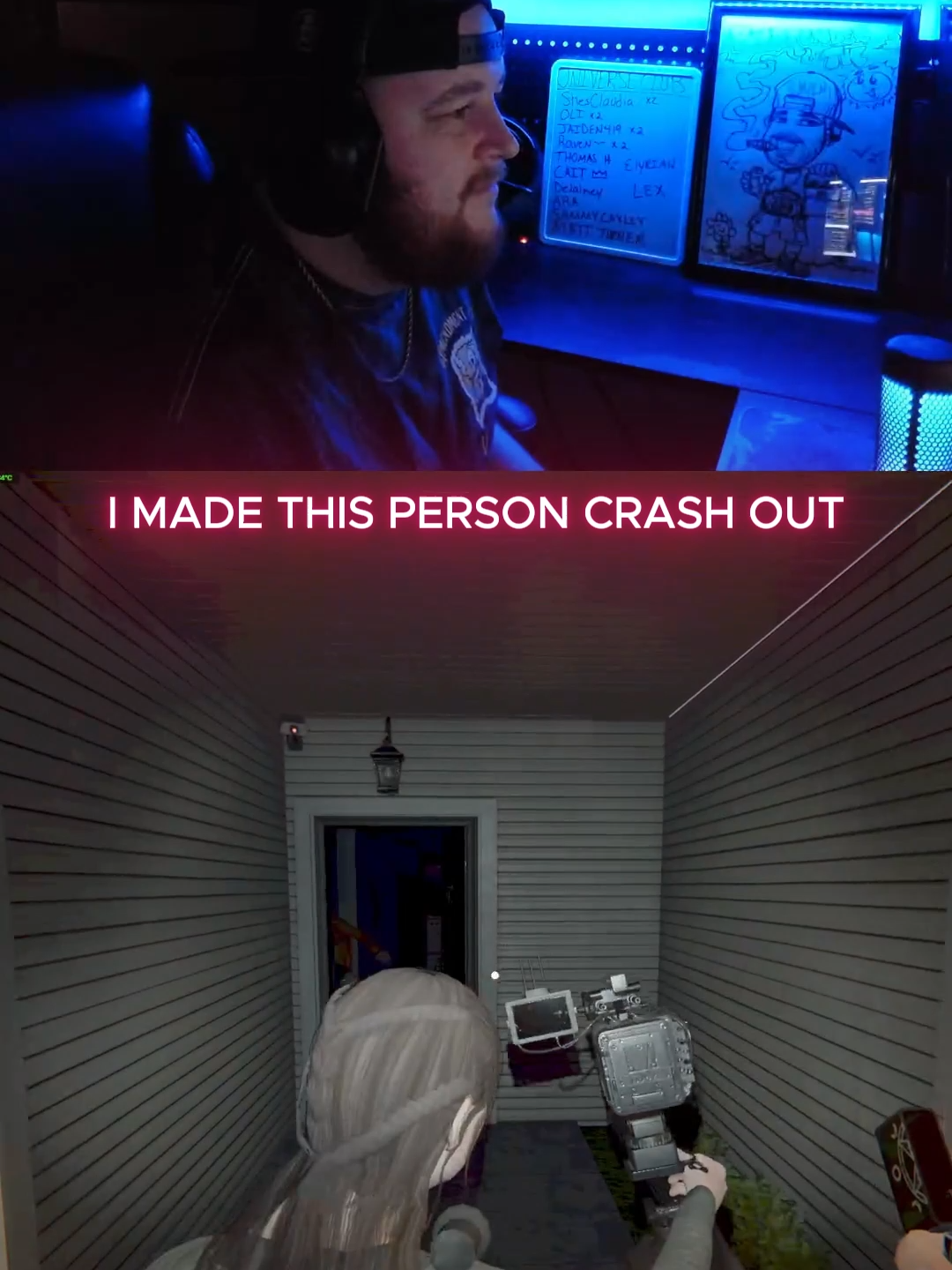 PHASMOPHOBIA CRASHOUT #phasmophobia #ghosthunting #ghost #fyp #scarygame