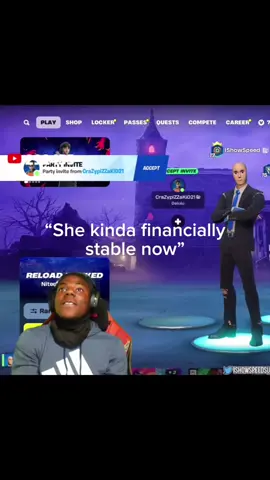 My mom’s kinda financially stable… #ishowspeed #meme #fortnite #speed 