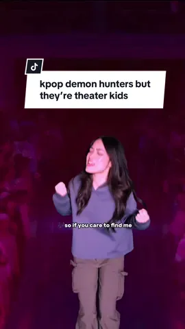 never underestimate the theater kid power of being annoying 