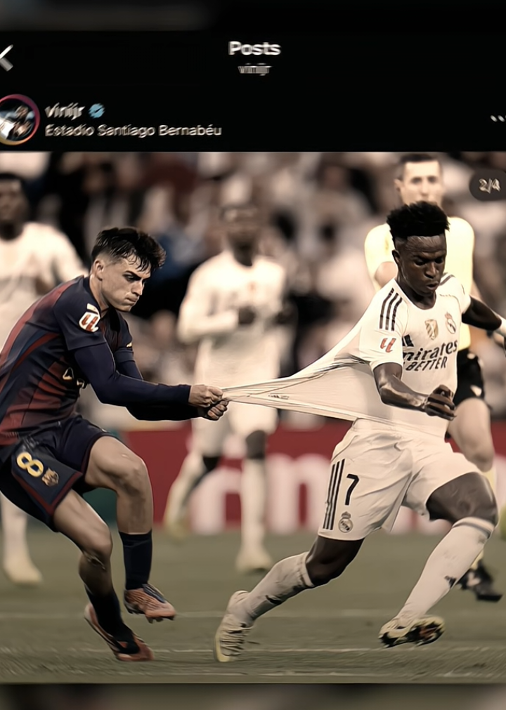 Pedri terlalu ngefans ama vini 🥰 #pedri #viniciusjunior #elclassico #footballtiktok #fyp 