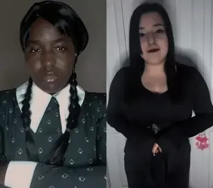 #duet with @🖤Alexis Selina Renteria🖤 When your daughter has one thing in mind is thinking about boys #addamsfamilyvalues #wednesdayaddamscosplay #bumblebeeboo2 #tiktoktiana 