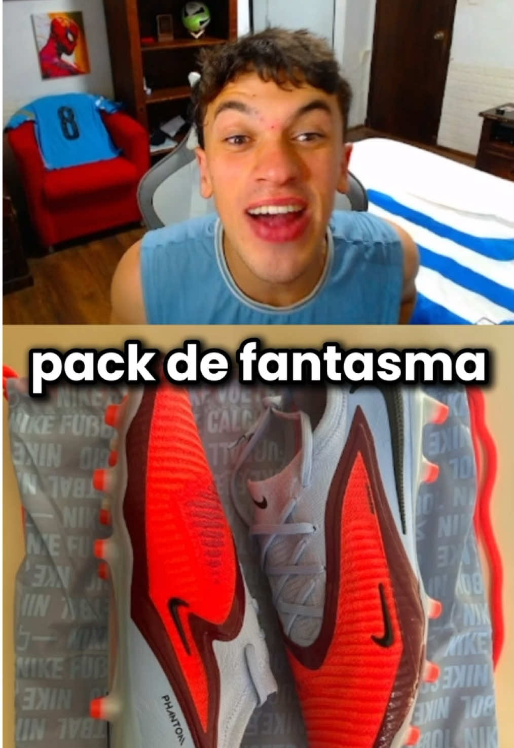PACK DEL FANTASMA 🗣️😂 #futbolargentino #argentina #uruguay #botines #futbolista 