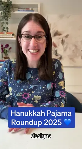 Hanukkah Pajamas Roundup 2025 🕎 . Because not all blue pajamas are created equal 😂 #jewish #hanukkah #pajamas 