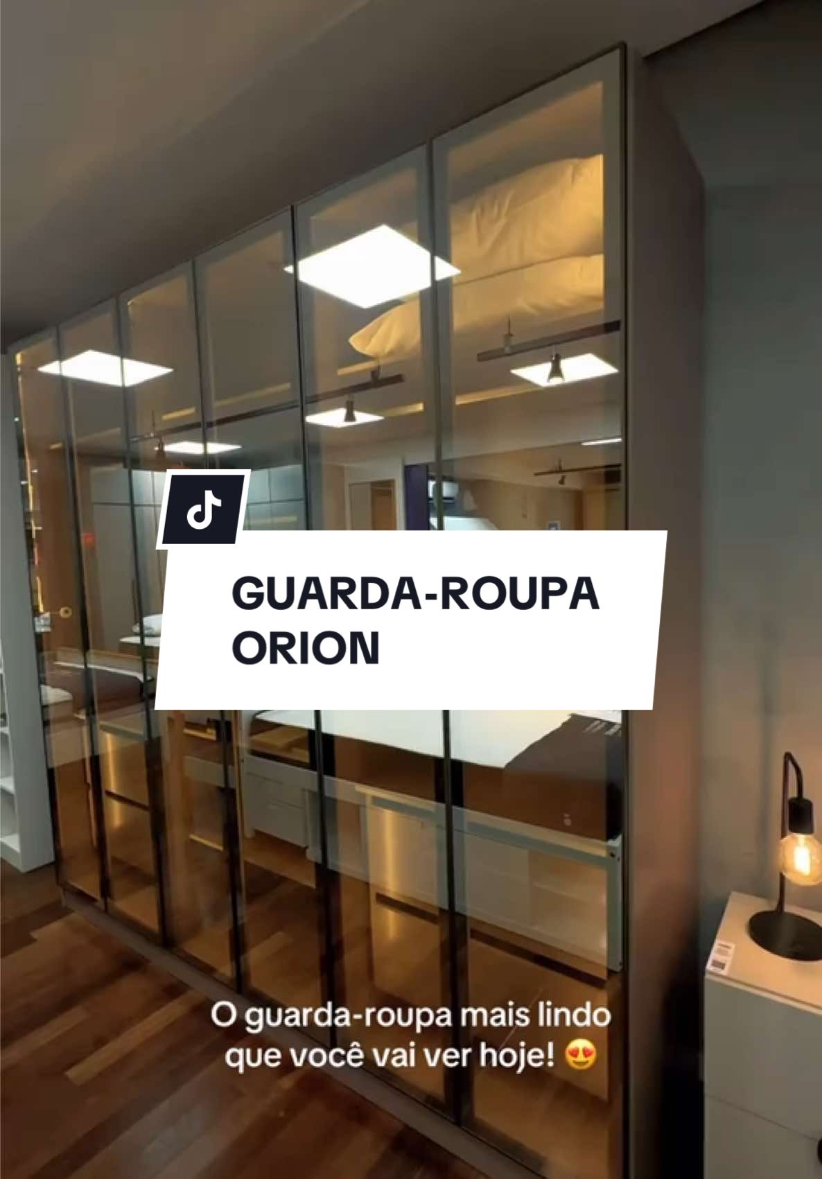 Guarda-roupa Orion 🧡 #madeiramadeira #casa #inspiração #organização #guardaroupa 