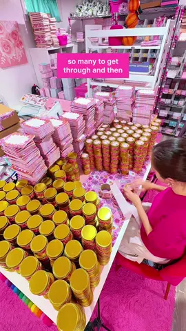 It’s officially prep time for the October subscription boxes and my studio smells amazing right now from all the candles! 😂 I spent the day getting everything ready for the big packing days ahead, and it’s really one of my favorite parts of this whole process!! Just seeing everything start to come together and seeing all the designs I had drawn on actual products never gets old! I can’t wait for you all to see these boxes when you get them! 🥹🩷 #bookish #SmallBusiness #subscriptionbox #booktokfyp #stationeryshop 