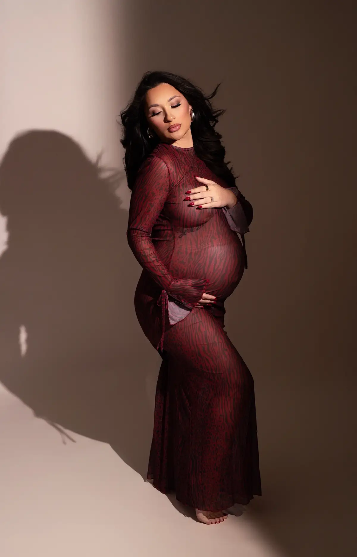 Maternity shoot with local photographer @Ana Lanier | 🤰Photographer and MUA @beautybygabyottz . Large wardrobe, fabulous makeup, professional photographer. What dreams are made of! 🎉 Special occasion reason: maternity photos to cherish and look back on forever. 📍 located in Dallas, TX #maternityphotoshoot ##dallasmua##dallasphotographer##maternityshoot##dfw