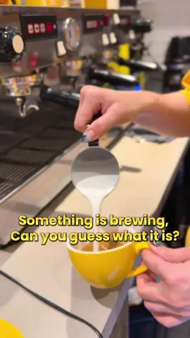 Something bright, fresh and full of flavour is coming your way!  Can you guess what it is? A new kind of coffee experience, made for sunny souls like you 💛 #Yellowcoffee #Sydneycafe #Coffeevibes #staytuned #oxfordstreet 