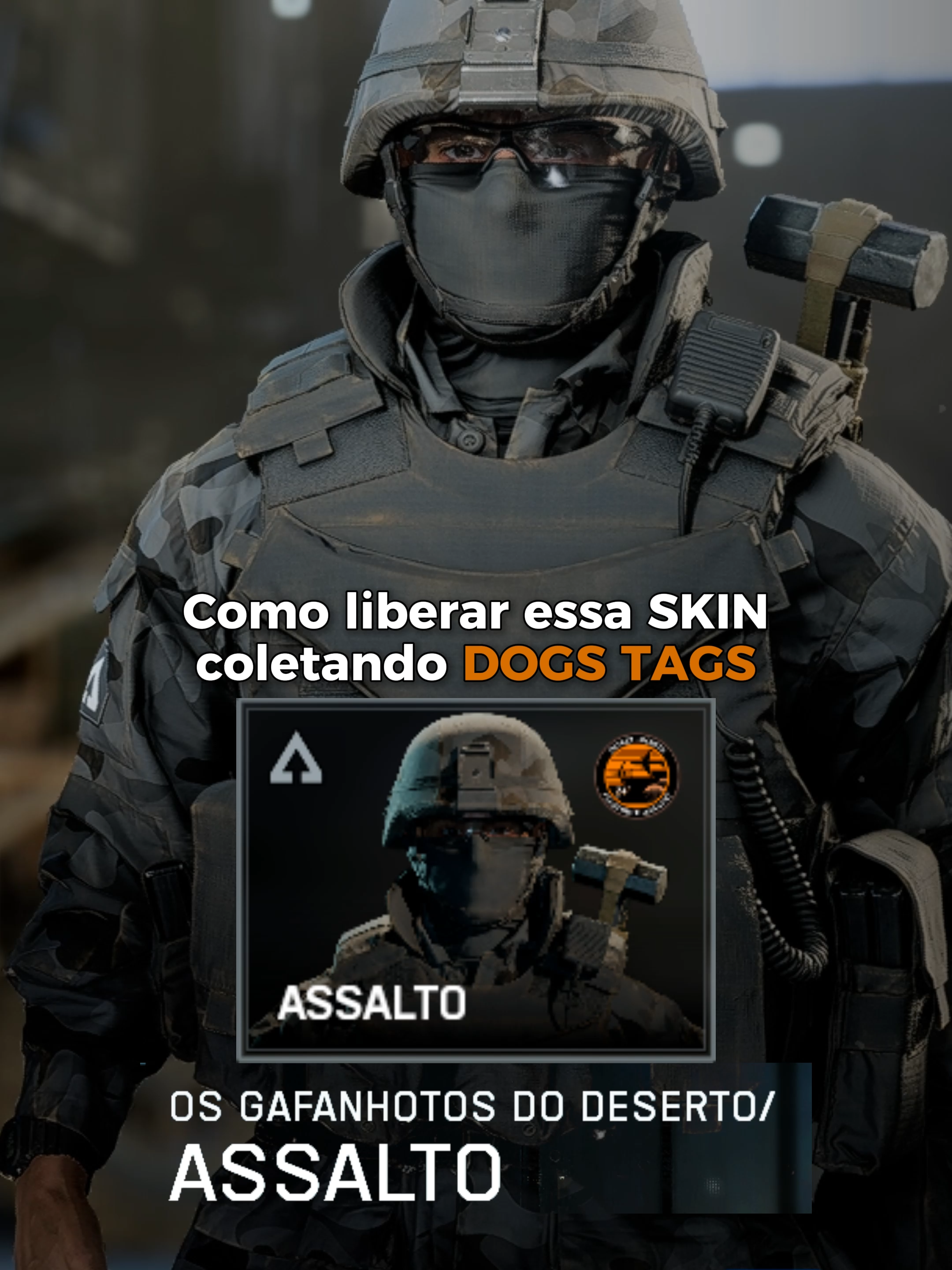 Libera essa skin com DOG TAGS  #battlefield6 #bf6 #eaplay #skins #bf6clips
