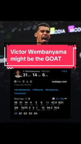 Victor Wembanyama might be the GOAT @Kalshi #victorwembanyama #wemby #viral 