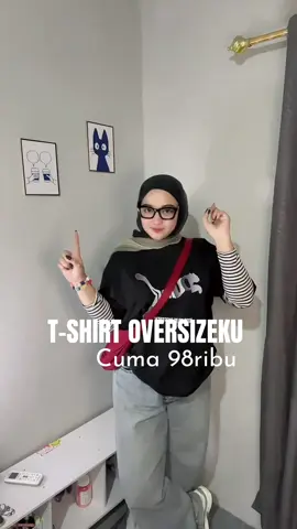 Iseng pesen yg 3XL. Tapi tetep cakep di pakenya bahan jatuh jadi ga keliatan kedodoran 🤩🤭 #outfitideas #Tshirt 