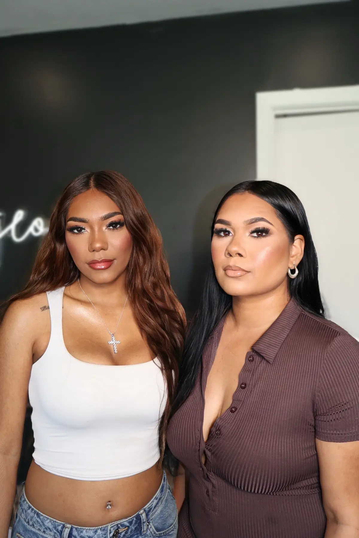 Double the glam, double the fun😍😍 My gorgeous Aussie girlies !!  #fyp #makeup #australia #australiamakeupartist #makeupartist #neworleansmakeupartist #neworleans #mississippimakeupartist #batonrougemakeupartist #laffymakeupartist  