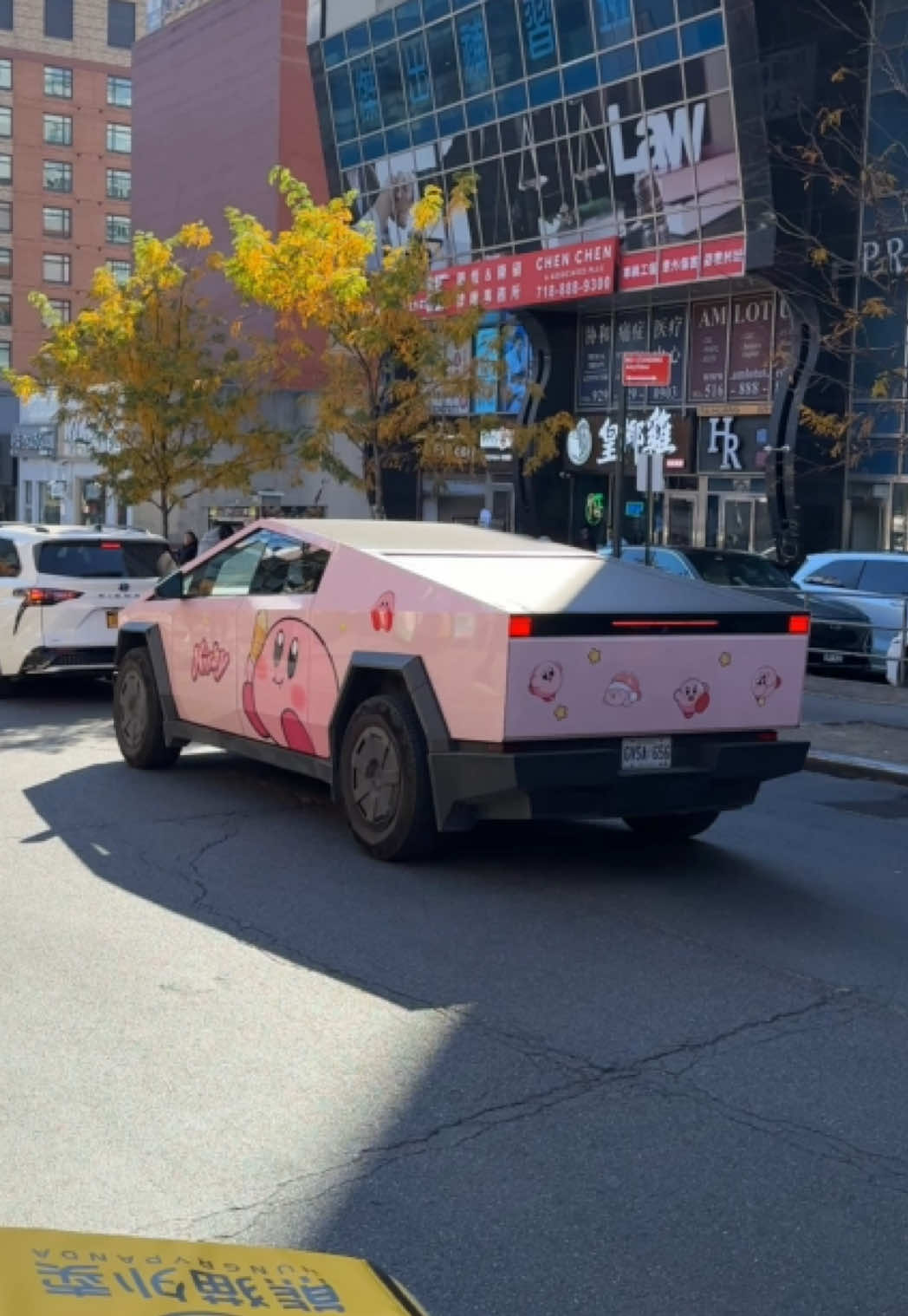 Only lovable Cybertruck #kirby #tesla #cybertruck #flushing #nyc