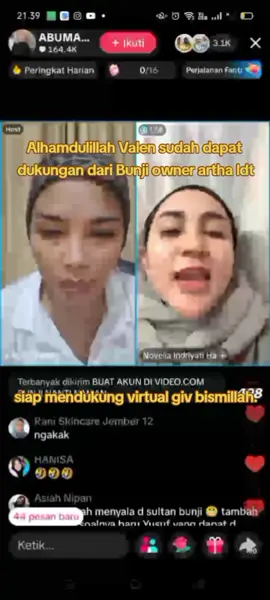 Terimakasih Bunji ditunggu ya d'bos nya☺️ semoga usahanya semakin lancar aaminn🤲🏼@noveliaindri8 terimakasih juga untuk bunda @abumay_music @Official sahabat Valen #fyppppppppppppppppppppppp #zyxcba #da7 