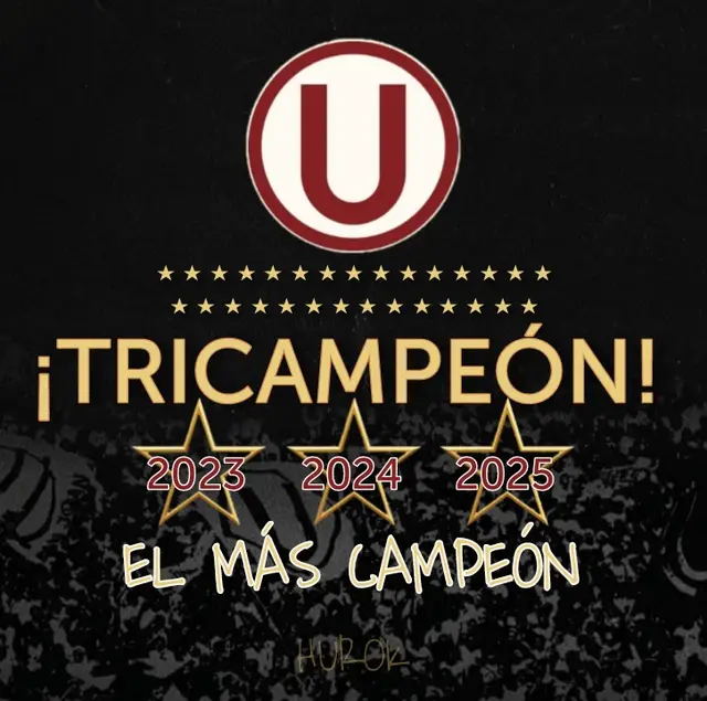 TRICAMPEÓN  El Único Grande, El Gigante. El Más Campeón y 0 Descensos  #ConLaUHastaElFinal