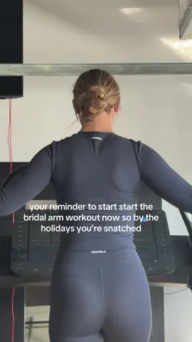 My arms and my waist have gotten so snatched after doing the Gabby George arm workout it’s not even funny ##bridalarmworkout