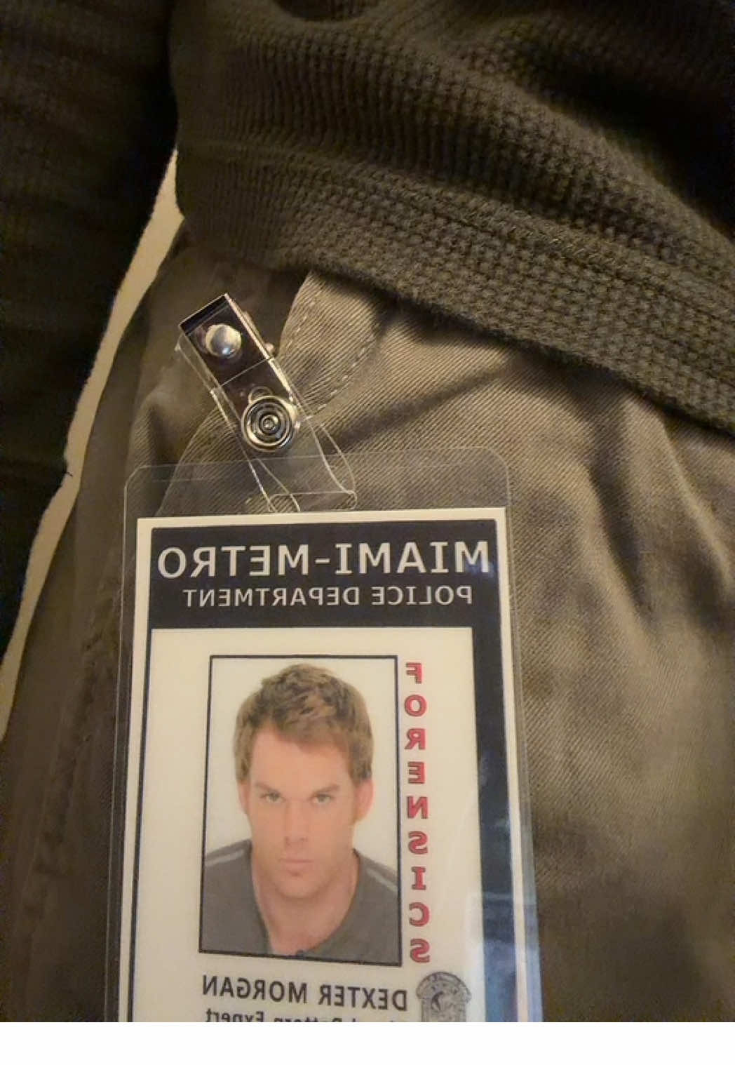I’m just the blood guy… #halloween #dextermorgan 