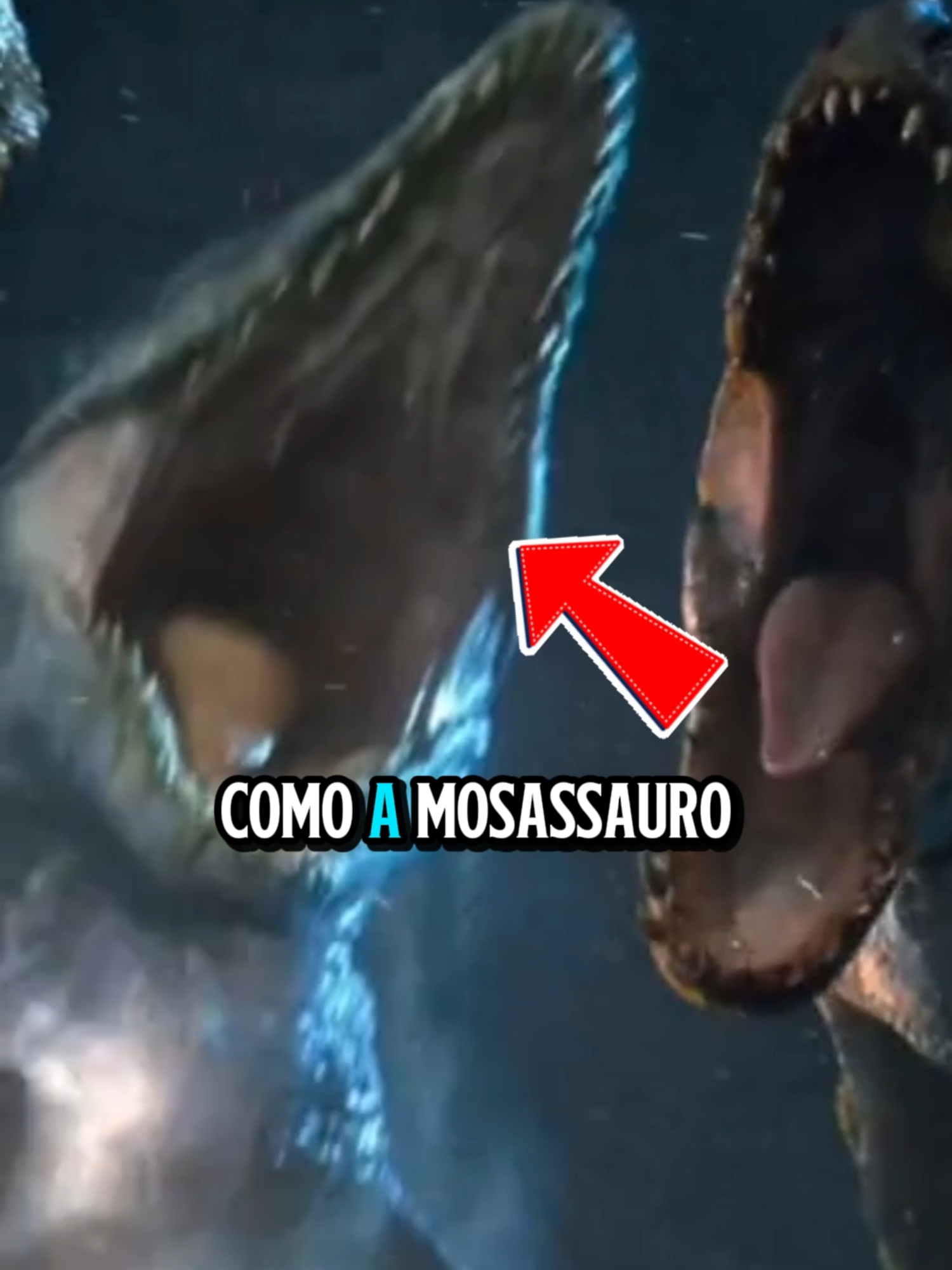 Como a Mosasasauro Original MORREU #jurassicpark #jurassicworld #mosassauro #dino #dinossauro