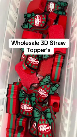 3D Straw Toppers ❤️ #3dstrawtopper #3dstrawtoppers #wholesalestrawtoppers #3dstraws #3dprinted 