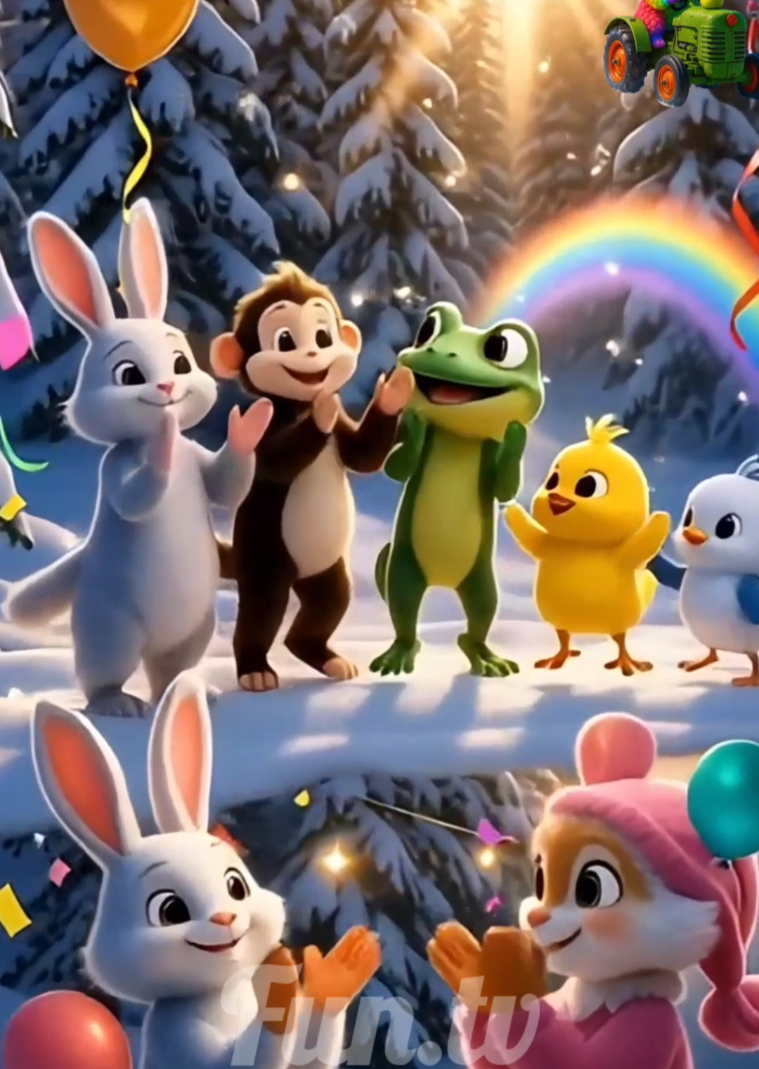 Cute cartoons enjoying#kids #kidssongs #kidscartoons #cartoonvideo #foryou 