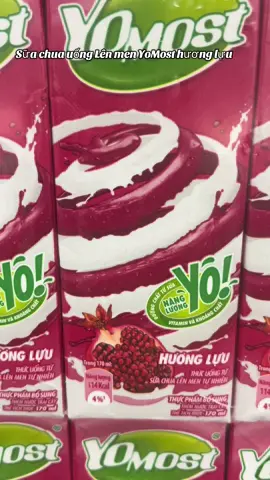 Thùng 48 hộp 170ml sữa chua uống lên men YoMost hương lựu #sữa #yomost 