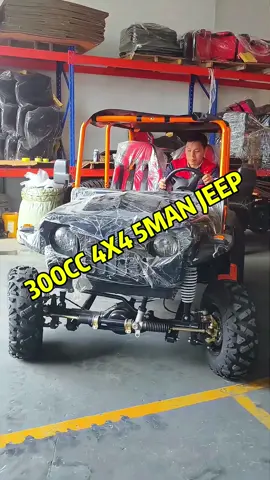300cc 4X4 5man Adult jeep #gokart 