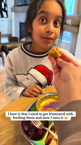 Growing up too fast 🥹 #momlife #brownmom #spoonfeed #motherhood 