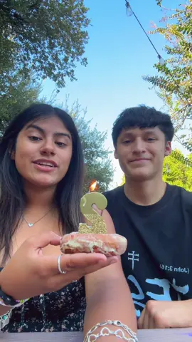 A day late but someone skipped the being the candle part.. #2years #fyp #anniversary #iloveyou #boyfriend 