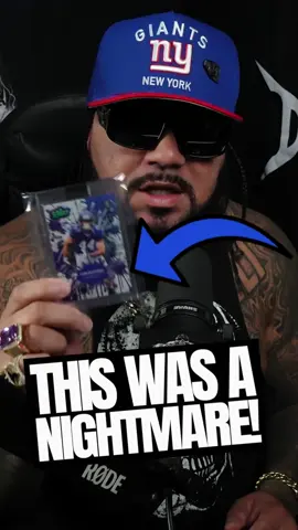 😱 This was a NIGHTMARE... I ordered the Cam Skattebo rookie card weeks ago — and it showed up the SAME DAY he broke his leg. 💀 Coincidence or something darker? #fyp #storytime #camskattebo #nygiants #rookiecard 