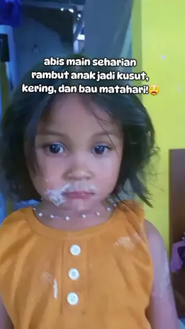 creambath simpel sirumah aja, rambut anak wangi tahan semingguan😍🍓 #makarizo #makarizotextureexperience 
