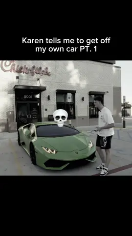 who she think she was💀 #supercar #karen #viral #lamborghini 
