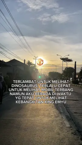 Matahari kejayaan KING EMYU #manchesterunited 