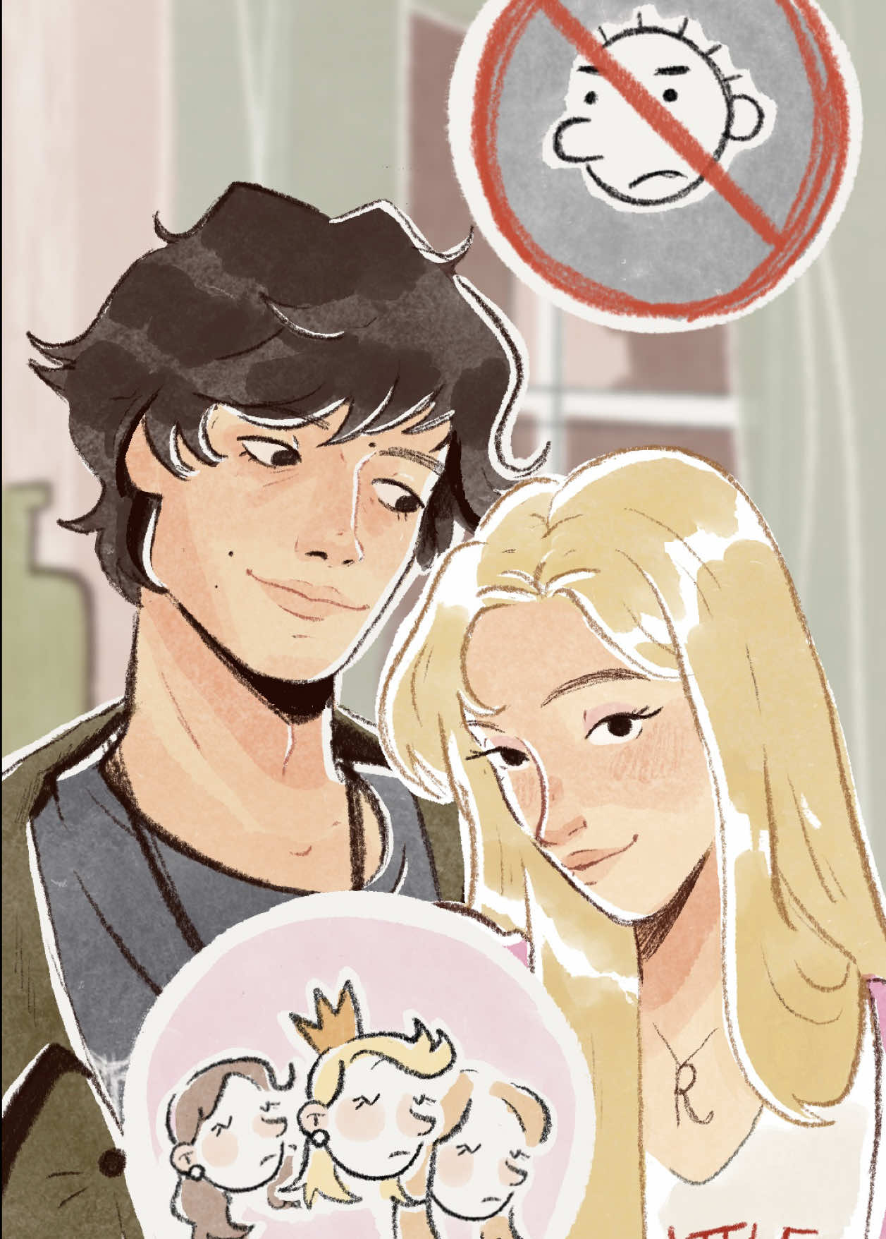 The party. of course she would pretend not to know him. Of course he would bring her to the garage. #reginageorge #rodrickheffley #reginaxrodrick #art #animation 