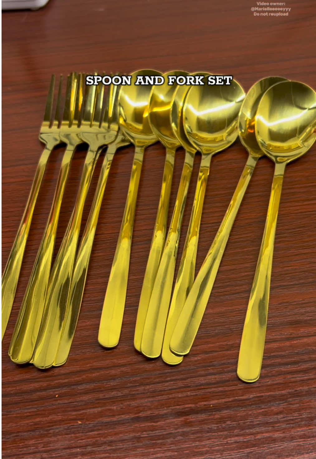 Available din ang silver if ayaw nyo ng gold #spoonandfork #spoonandforkset #kitchen #Home #marielleeeeeyyy 