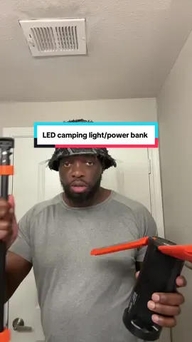 Camping light/ powerbank #emergency #camping #outdoor #powerbank 
