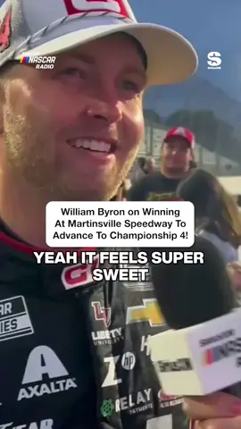 William Byron felt good since the they unloaded off the truck and put in a near flawless performance at the Martinsville Speedway to win his way into the NASCAR Championship 4! #nascar #racing #williambyron #martinsvillespeedway #championship4