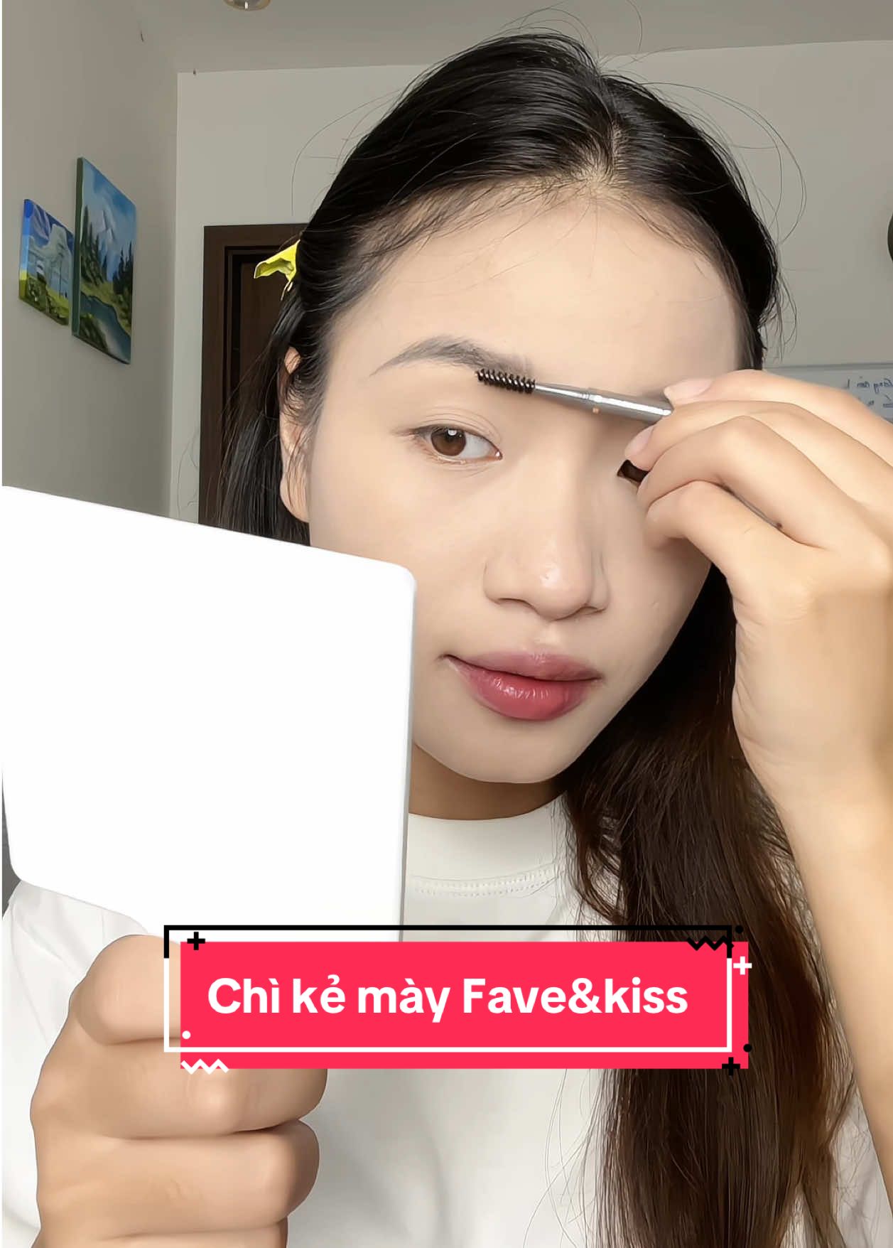 Chì kẻ mày Fave&kiss #favekiss #chikemay #chikemayhaidau #makeup #hahayho 