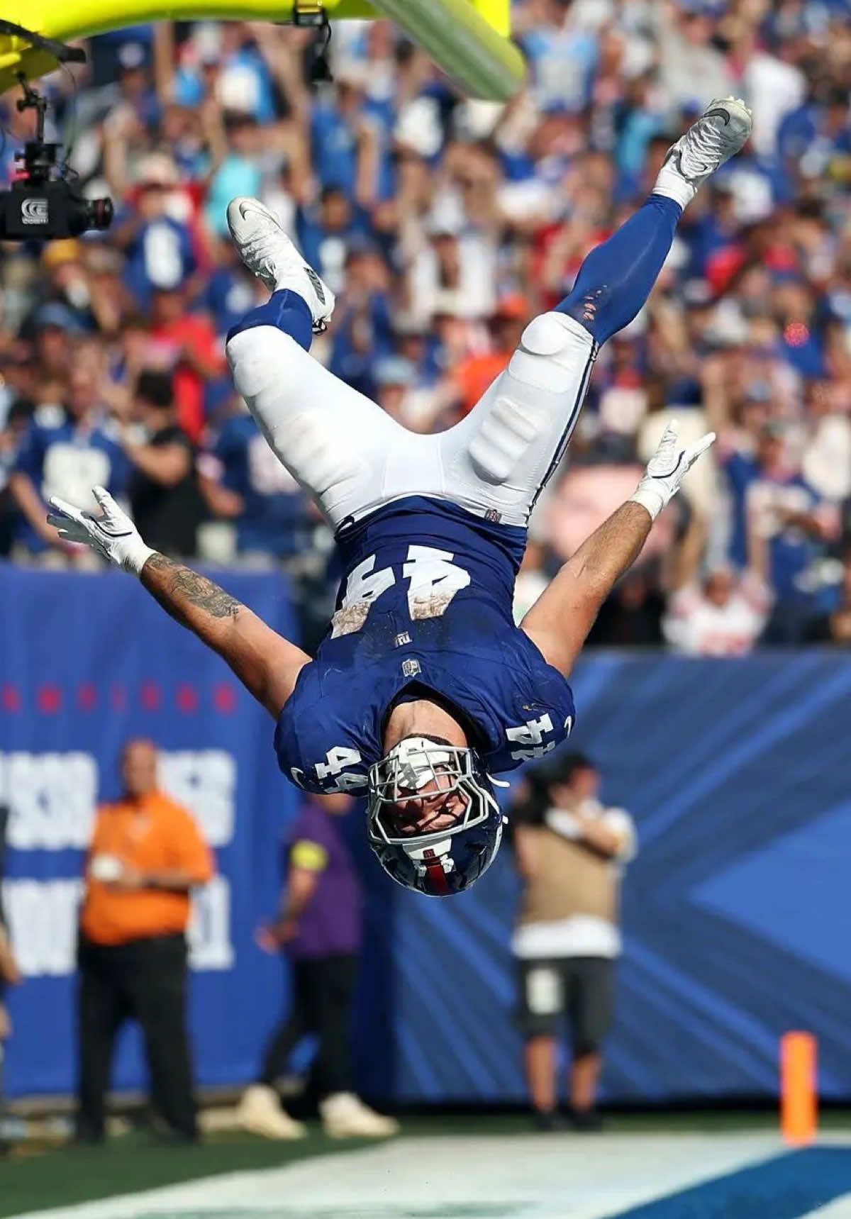 “That’s my boy man” 💔 #camskattebo #jaxondart #giants #nfl 