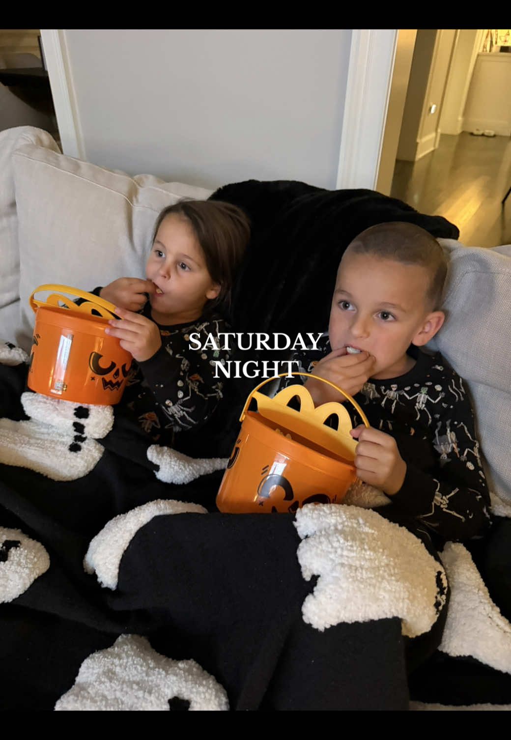 Making it count while I can 🥹🎬🎟️🎃👻🍿 #saturdaynight #sahm #halloweenfun #momof3 #family