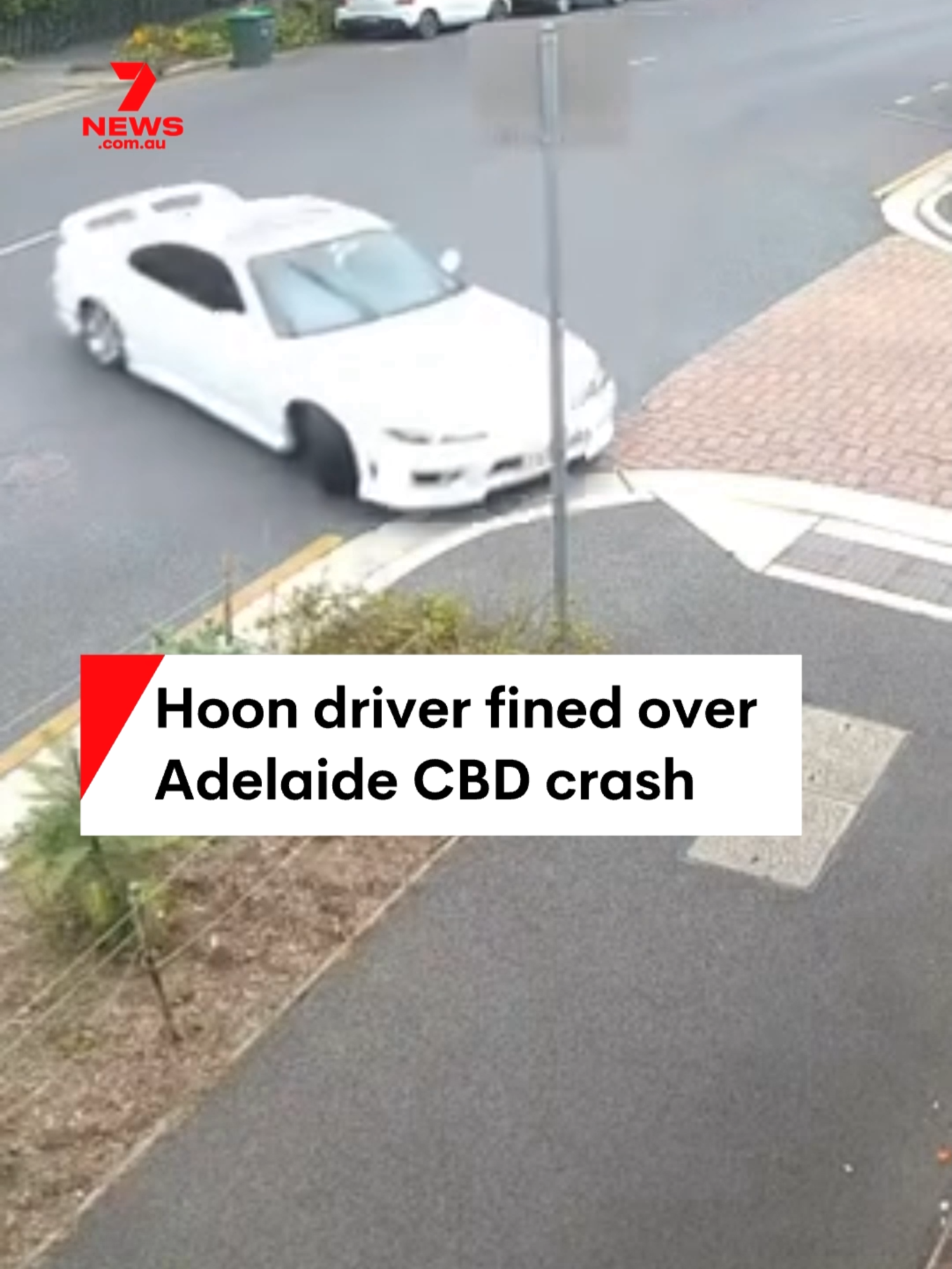 A hoon driver is in hot water after losing control of his Nissan in Adelaide’s CBD, ploughing into a tree and building with the vehicle flipping onto its side. The 21-year-old has been handed a $333 fine for failing to maintain control of his vehicle. #hoons #dangerousdriving #drive #Adelaide #fine