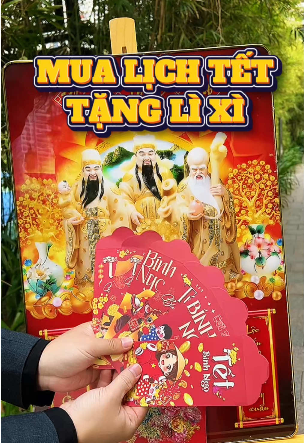 Bố mình thích món quà này lắm, cứ đi ra đi vào ngắm mãi #ongbongonghe #lichtet #lich2026 #lichtreotuong #maihuyenanh 