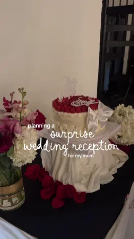 ahhh I love, love !!!!🤍 being the only child of a single parent, i’ve watched my mom give so much of herself to everyone around her, especially me.  she didn’t want a big wedding, but I couldn’t let the day pass without doing something special. she never asked for much, even on her wedding day, but I wanted her to feel celebrated, loved, and seen the way she’s always made me feel. with just a week to plan, it all came together in the most beautiful way. this day will forever mean so much to me. I love you, mom!!!!🤍 violinist -Alan Price  Cake - dangerously delicious desserts 