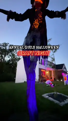 ANNUAL HALLOWEEN CRAFT NIGHT 👻 #craftnight #girlsnight #girlsnightin #halloweengirlsnight 