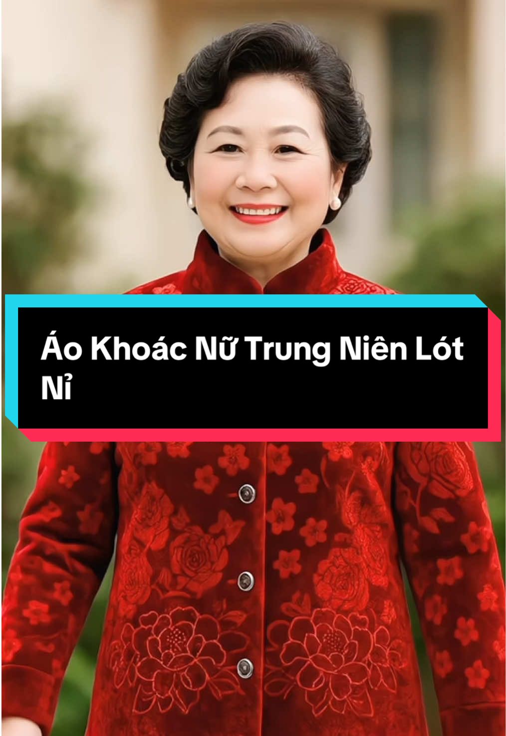 Áo Khoác Nữ Trung Niên Lót Nỉ #xuhuong #thoitrangnu #dotrungnien #thoitrangtrungnien #aotangba 