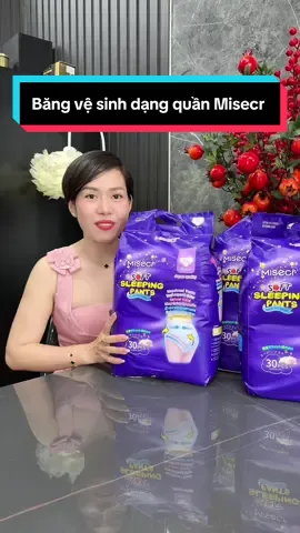Trả lời @🌺LOAN🌺VÕ Băng vệ sinh dạng quần Misecr (30 miếng), chống tràn 360°, thoáng khí, phù hợp sử dụng ngày và đêm dành cho phụ nữ mang thai và sau sinh, Thích Hợp Cho Phụ Nữ #cindythuytichcuc #bangvesinh #quanbangvesinh #bangvesinhdangquan 