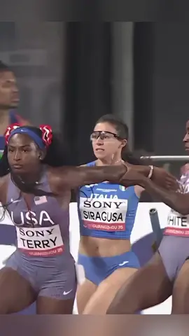 America winning World Championship Sha Carri Richardson,Tee Tee Terry and Gabby Thomas#shacarririchardson #richardson #terry #usa #fypamerica 